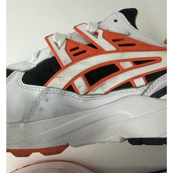 Asics Tiger GEL-Kayano Trainer White Black Orange Shoes Training Men's Size 11.5 - Picture 12 of 13